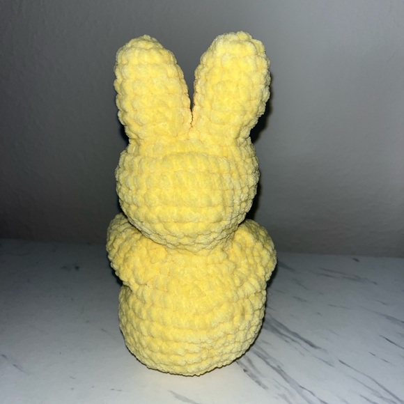 Bunny Holding Basket with Easter Egg Crochet Plushie - Picture 3 of 4